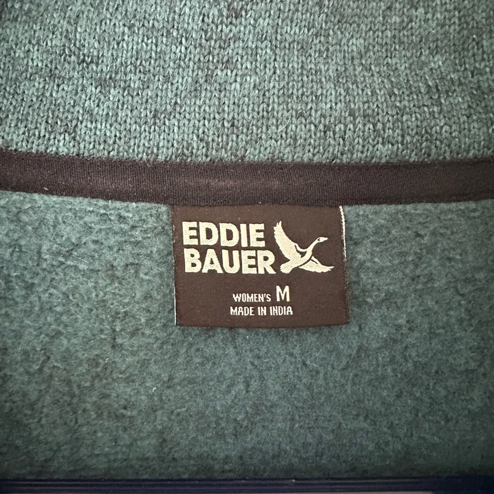 Eddie Bauer Teal Pullover Sweater - Picture 2 of 3